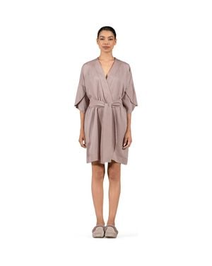 Toga Naomi Short Bathrobe - Brown