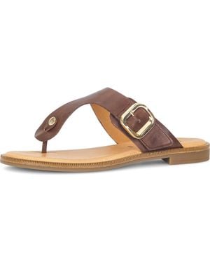 Gabor Studded Flip Flop - Brown