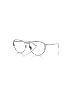 Ferrari 55Mm Oval Optical Glasses - Metallic