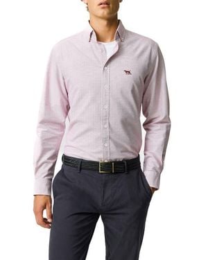 Rodd & Gunn Oxford Crossings Sports Fit Cotton Dobby Button-Down Shirt - Multicolor