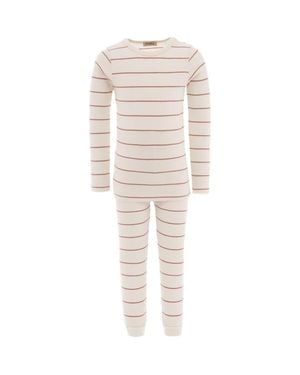 BANBLU Striped Modal Outfit - Natural