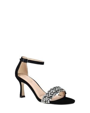 Pelle Moda Heidy Ankle Strap Sandal - Black