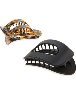 Tasha Assorted 2-Pack Claw Clips - Metallic