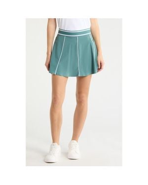 Greyson Phoenix Flare Miniskirt - Blue