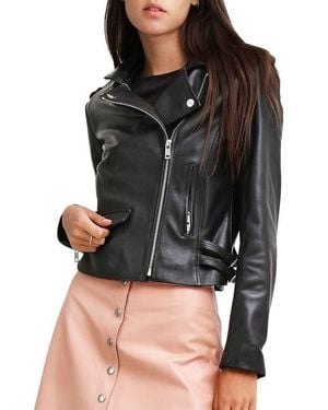 Belle & Bloom Just Friends Leather Jacket - Black