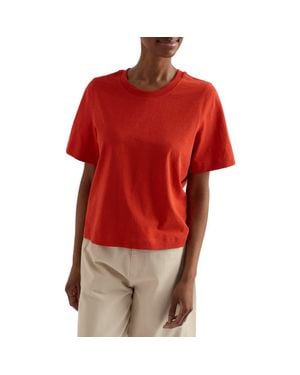 Seasalt Cornwall Copseland Organic Cotton T-Shirt - Red