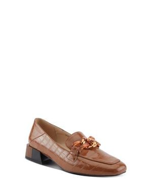 AZURA BY SPRING STEP Baldwin Loafer Pump - Brown