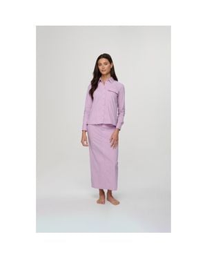 By Tess Collection Ellie Skirt - Purple