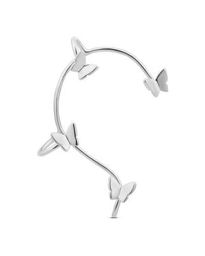 SHYMI Butterfly 18K Filled Ear Cuff - White