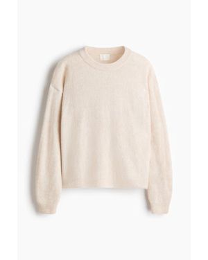 H&M Knitted Sweater - White