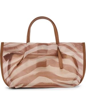 Dolce Vita Selene Mesh Tote Bag - Brown