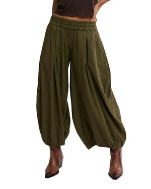 Free People Moonflower Balloon Pants - Green