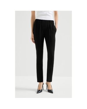 Brunello Cucinelli Tailored Jogger Pants - Black