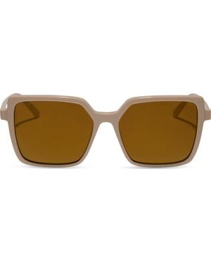 DIFF Esme 53Mm Polarized Square Sunglasses - Brown