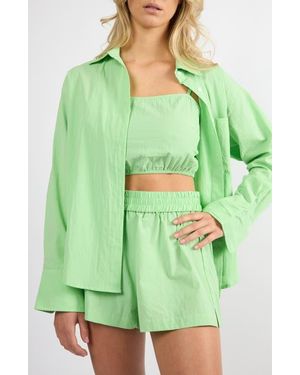 Viens Avec Moi The Everyday Boyfriend Shirt - Green
