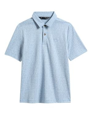 Travis Mathew Cabana Print Polo - Blue