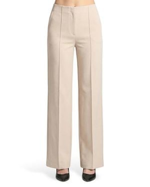 Apny Pintuck Pleat Pants - Natural