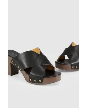Belle & Bloom Midtown Clog Mule - Brown