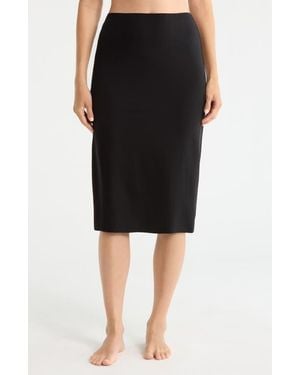 Nordstrom Invisible Edge Slip Skirt - Black