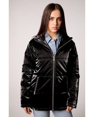 Blue Revival Hailey Jacket With Removable Denim Insert - Black