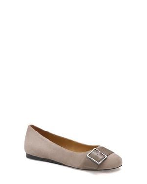Johnston & Murphy Claire Ballet Flat - Brown