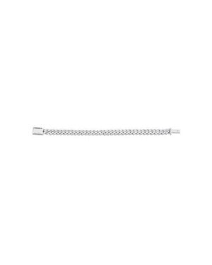 Michael M 6.5 Mm Cuban Chain Bracelet - White
