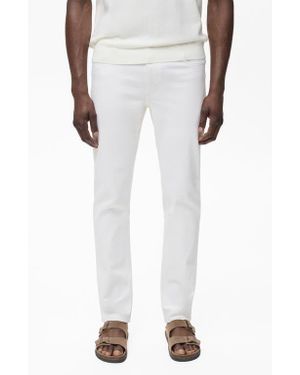 Mango Jan Slim Fit Jeans - White