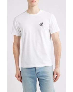 Rag & Bone Dagger Embroidered T-Shirt - White