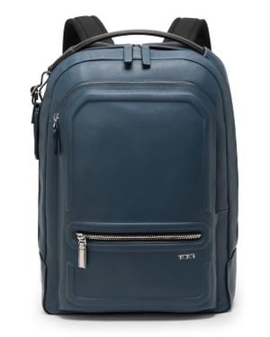 Tumi Bradner Leather Backpack - Blue