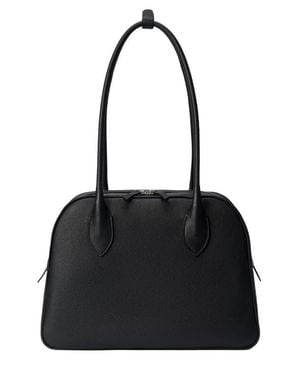 HYER GOODS Leather Autostrada Tote Bag - Black