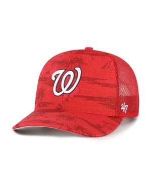 '47 Washington Nationals Fiji Trucker Adjustable Hat - Red