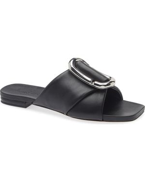Marc Jacobs The Pop J Marc Slide Sandal - Black