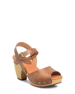 Kork-Ease Gwen Ankle Strap Platform Sandal - Brown