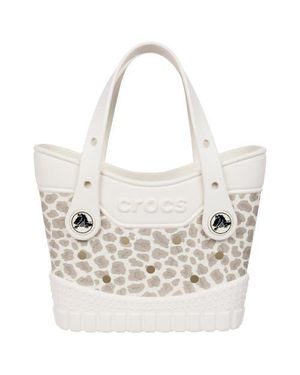 Crocs™ Micro Classic Cheetah Tote - White