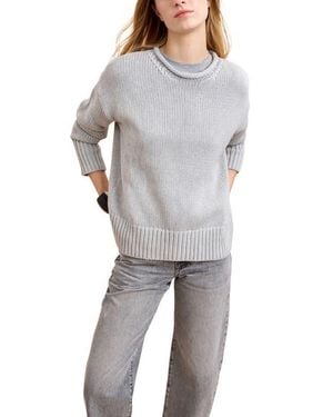 La Ligne Solid Marina Sweater - Gray