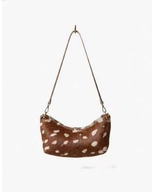 BeAlice Leather Shoulder Bag - White