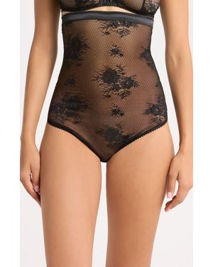 Simone Perele Louise High Waist Briefs - Gray
