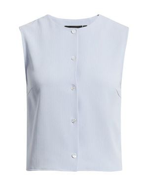 Theory Admiral Button-Up Shell - Blue
