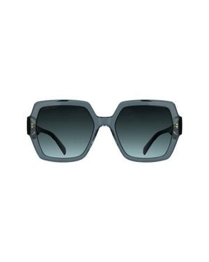 Kendra Scott Dira 56Mm Rectangle Sunglasses - Green