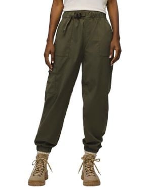 Prana Stretch Zion Elastic Waist Sweatpants - Green
