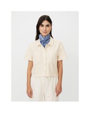 Masai Featherlight Striped Scarf - White