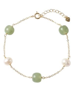 seree Olivia Jade And Pearl Bracelet - Metallic