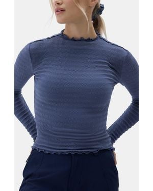 Halfdays Ynes Texture Top - Blue