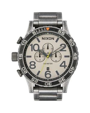 Nixon 51-30 Chronograph Bracelet Watch, 51Mm - Gray
