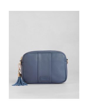 Pom Pom London City Duo Crossbody Bag - Blue