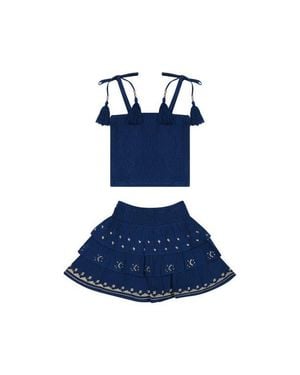 MER ST BARTH Louisa 2 Piece Set - Blue