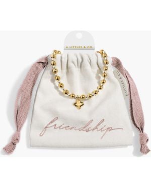 A Littles & Co. Words To Treasure 'Friendship' Bracelet - White