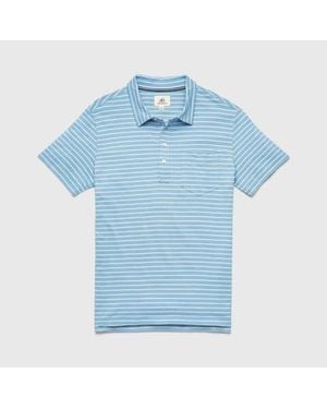Surfside Supply Michael Stripe Polo - Blue
