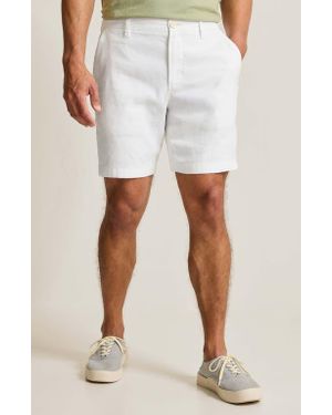 Tommy Bahama Beach Coast Stretch Linen & Cotton Cargo Shorts - White