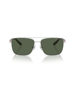 Polo Ralph Lauren 59Mm Polarized Pillow Sunglasses - Green
